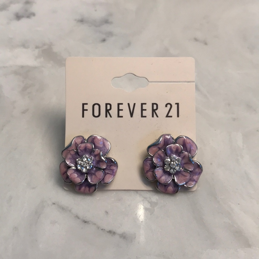 Statement, flower earrings